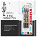 Zebra Pen Z-Grip Ballpoint Animal 3pk Black ink