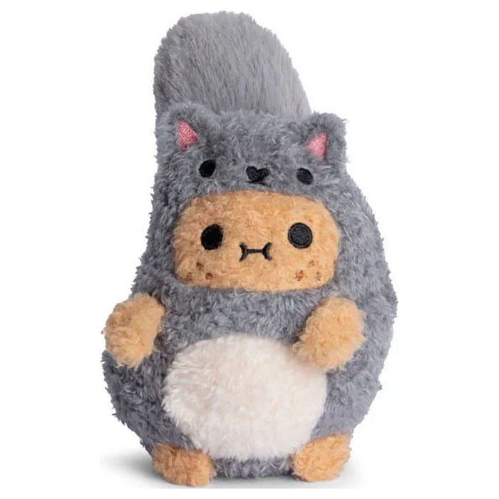 Noodle Grey Squirrel Ricespud 13cm Plush