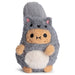 Noodle Grey Squirrel Ricespud 13cm Plush