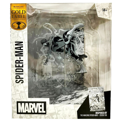 McFarlane Gold Label Collection Marvel Spider-Man Line Art Action Figure (The Amazing Spider-Man #318)
