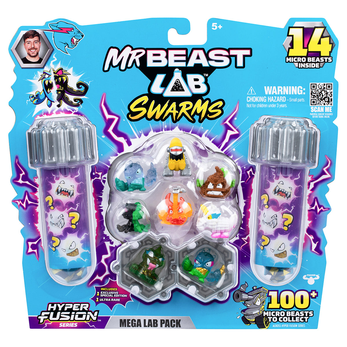 MrBeast Lab Swarms Hyper Fusion Series Mega Lab Pack #4 Figures (style ...