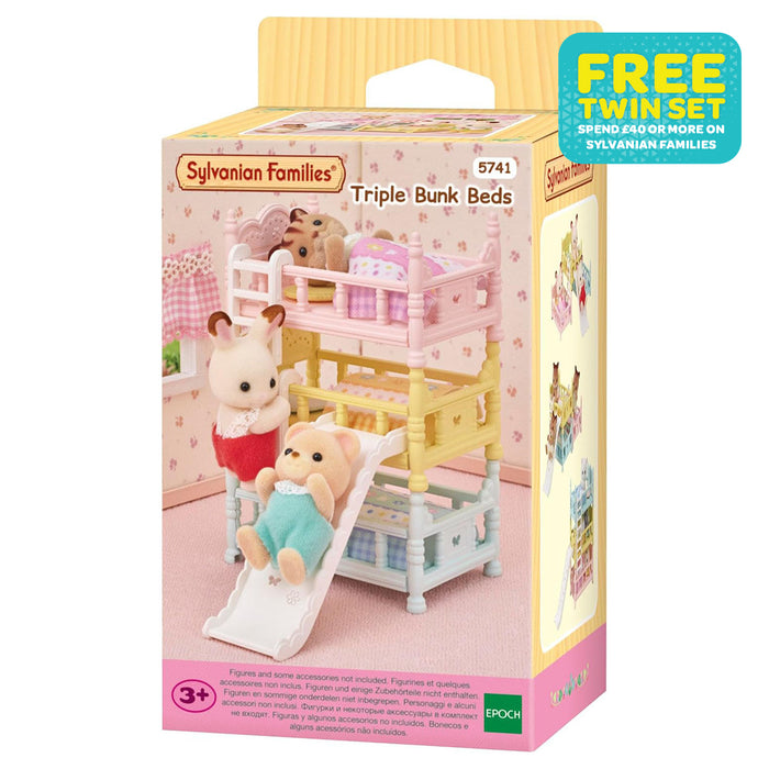 Sylvanian Families Triple Bunk Beds Set