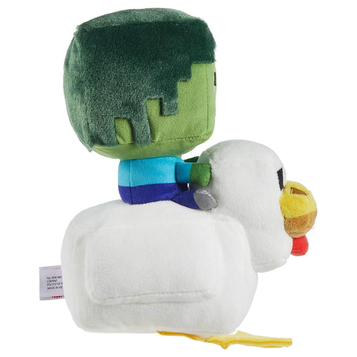 Minecraft Zombie Chicken Jockey 8" Deluxe Plush 
