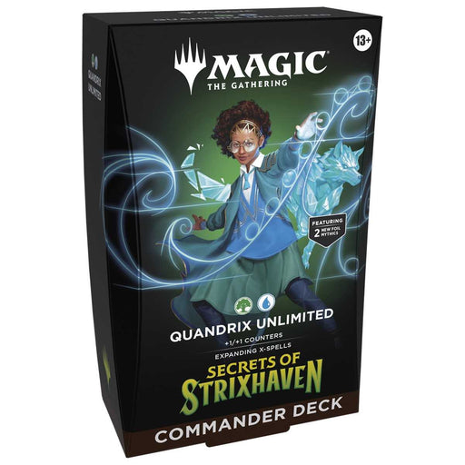 Magic The Gathering Secrets Of Strixhaven Commander Deck Quandrix Unlimited