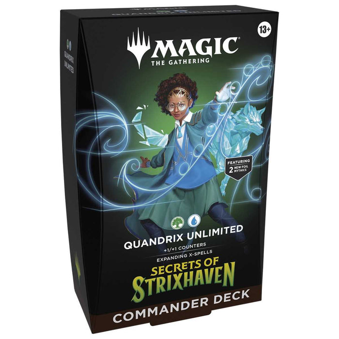 Magic The Gathering Secrets Of Strixhaven Commander Deck Quandrix Unlimited