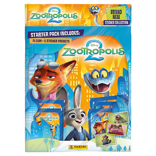 Panini Zootropolis 2 Sticker Collection Starter Pack
