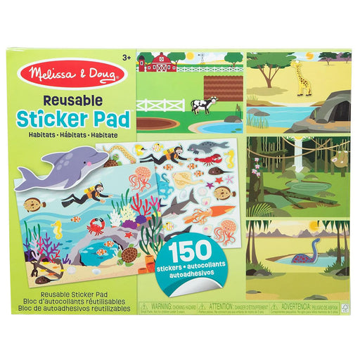 Melissa & Doug Reusable Sticker Pad Habitats