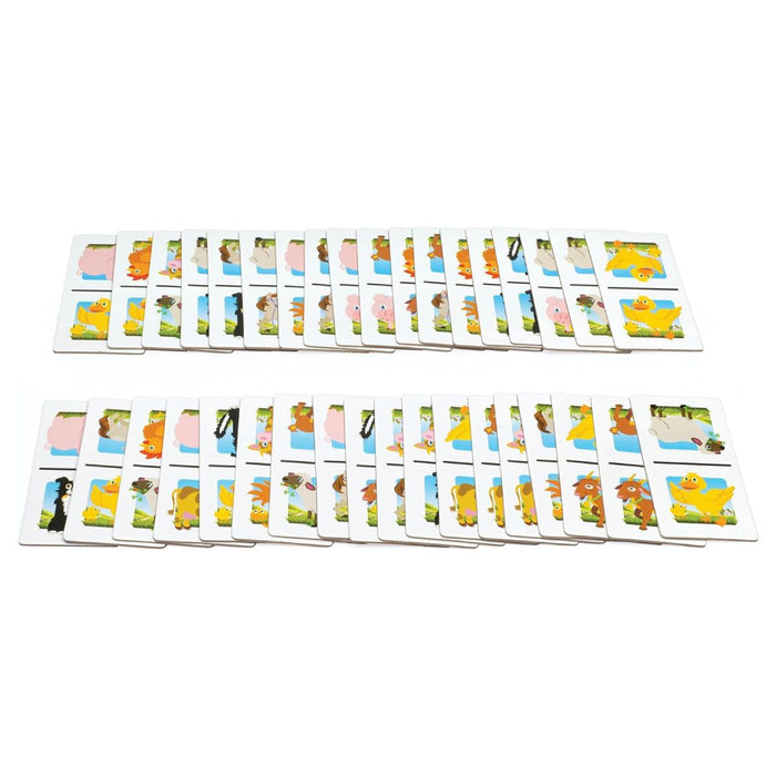 Farm Picture Dominoes Game