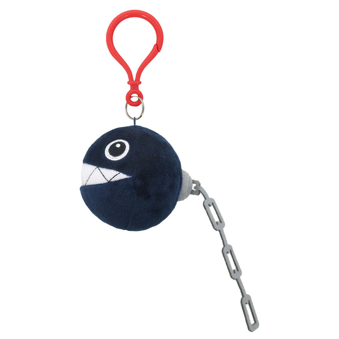 Super Mario Chain Chomp Plush Keychain