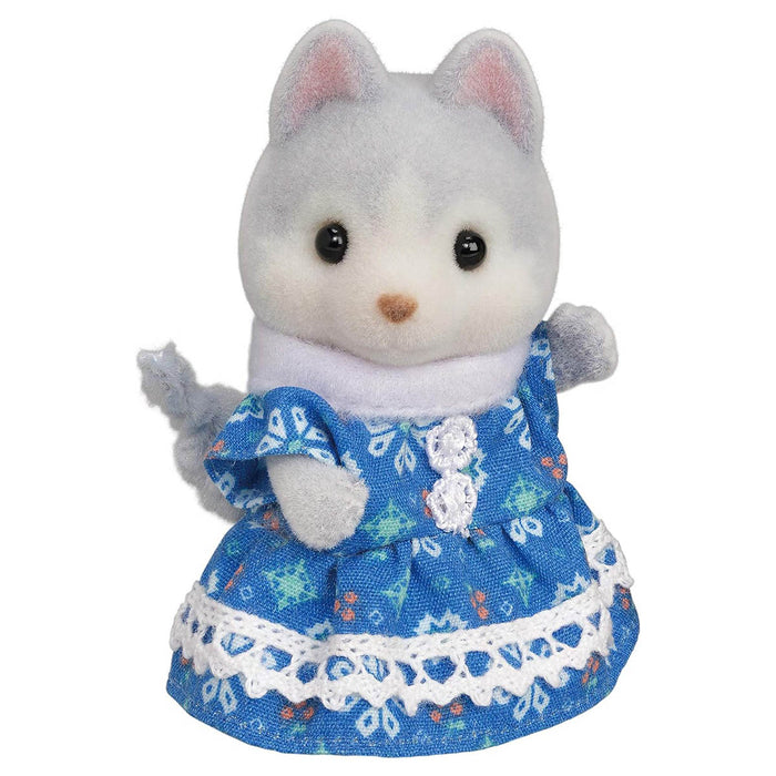 Sylvanian Families Tandem Cycling Set - Husky Sister & Brother