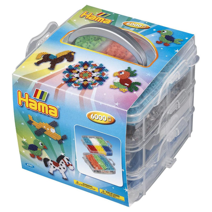 Hama 6000 Beads Storage Box with Pegboards