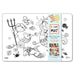 Funny Mat Mermaid Colouring Protection Mat
