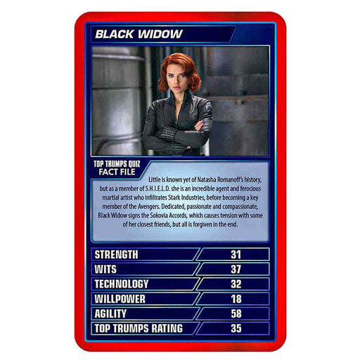 Marvel Cinematic Universe Top Trumps Specials Card Game