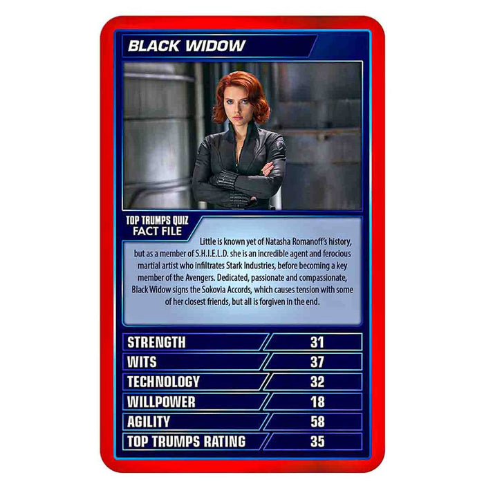Marvel Cinematic Universe Top Trumps Specials Card Game