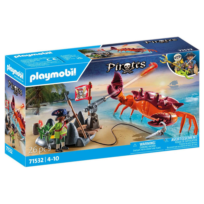 Playmobil Pirates: Battle Against the Giant Crab Playset — Booghe