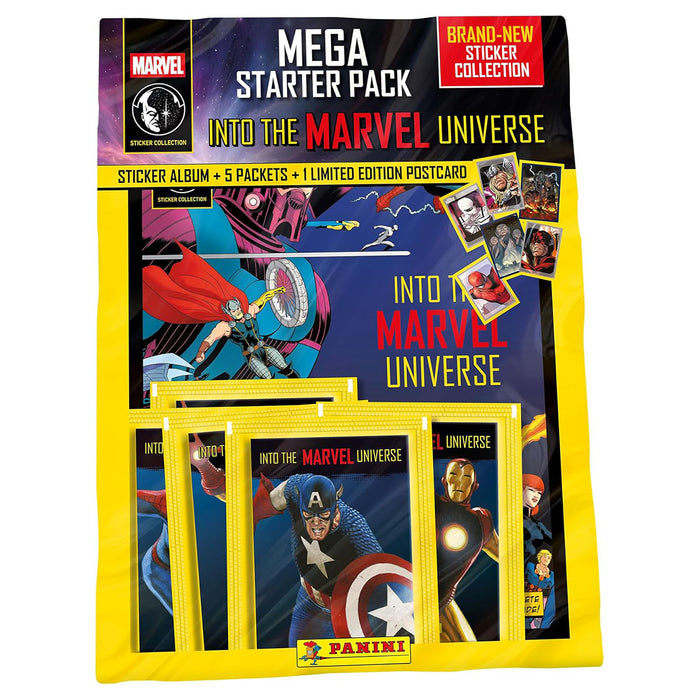 Panin Marvel Universe Comics Sticker Collection Mega Starter Pack