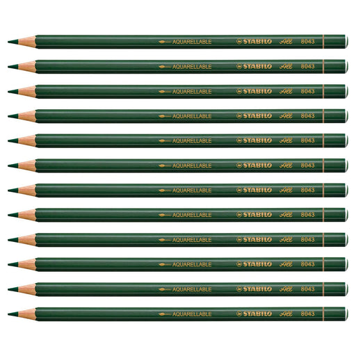 STABILO ALL Green Pencil (12 Pack)
