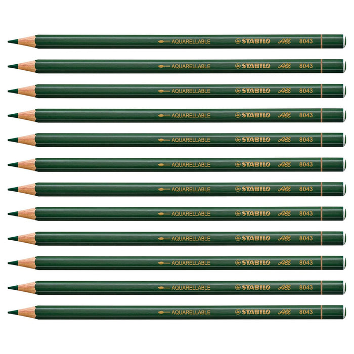 STABILO ALL Green Pencil (12 Pack)