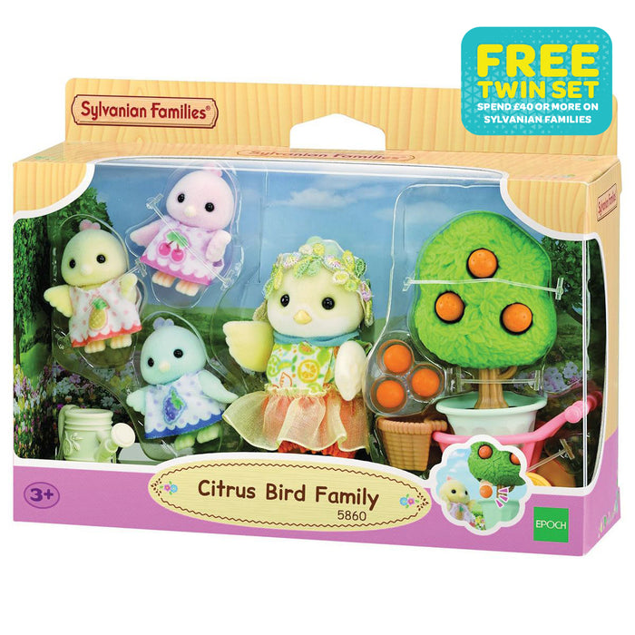 Sylvanian Families Citrus Bird Family Playset