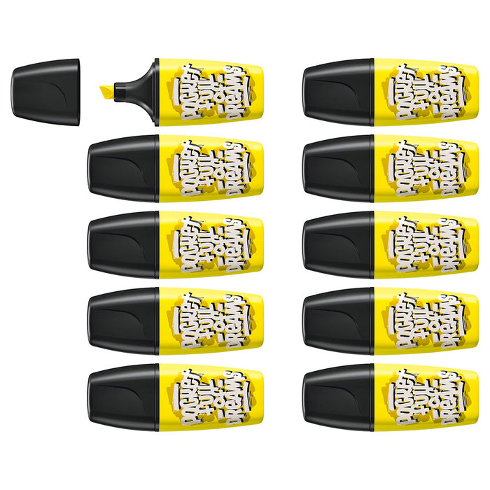 STABILO BOSS MINI by Snooze One Special Edition Yellow Highlighter (10 Pack)