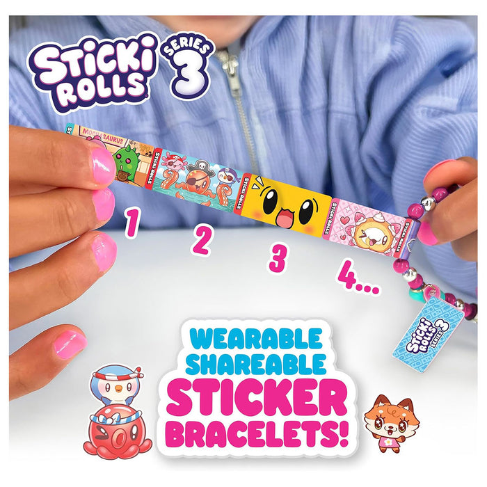 Sticki Rolls Sticki Station S3 Sticker Bracelets Kit