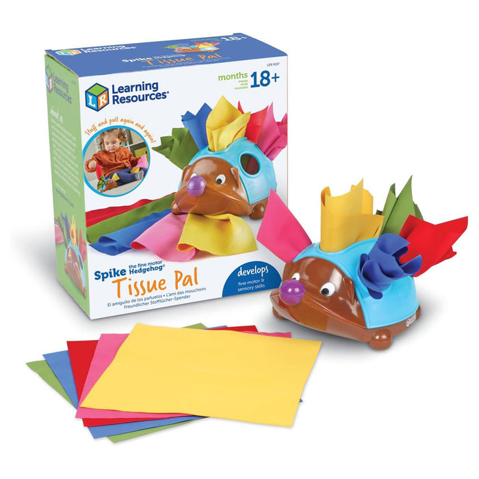 Spike the Fine Motor Hedgehog Tissue Pal