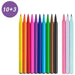 Faber-Castell Felt Tip Pens 10+3 and Unicorn Stickers Set