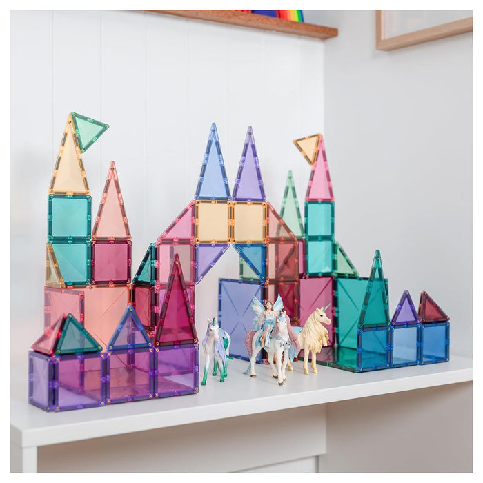 Connetix Magnetic Tiles Pastel Starter Pack 64 Pieces
