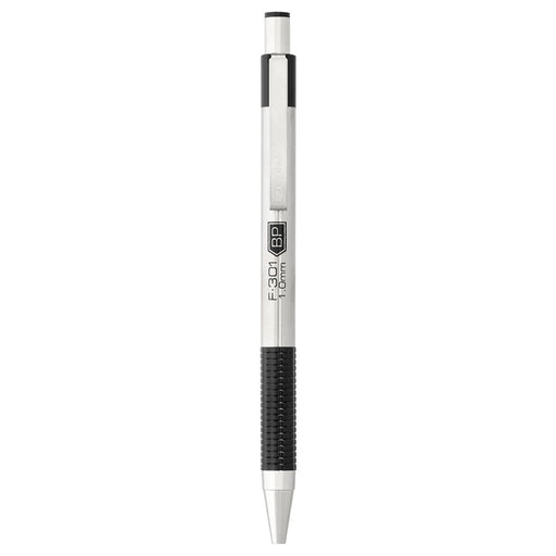 Zebra Pens F-301 1 mm Stainless Steel Ballpoint Pen Black