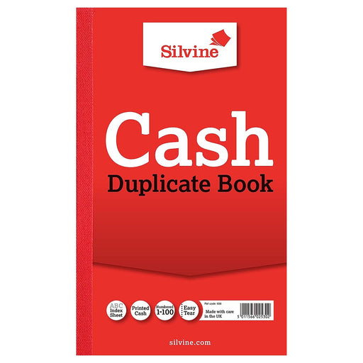 Silvine Cash Duplicate Book