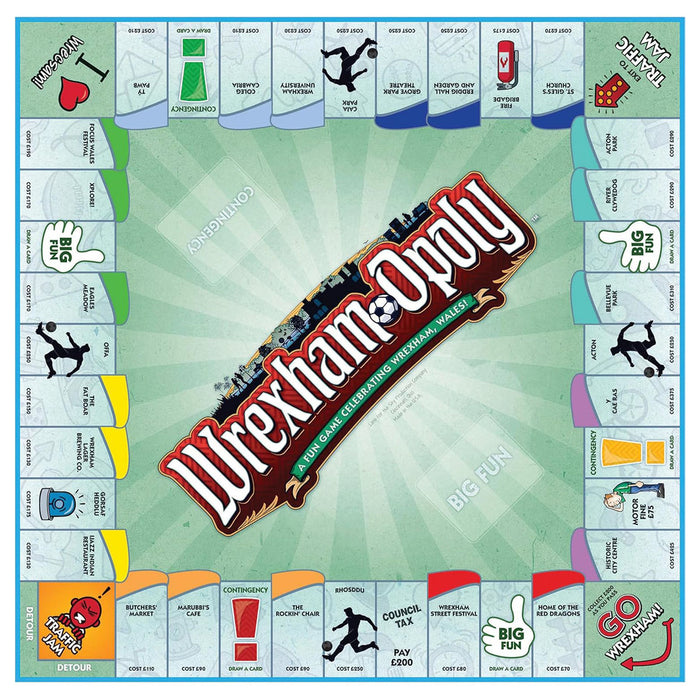 Wrexham-Opoly Board Game