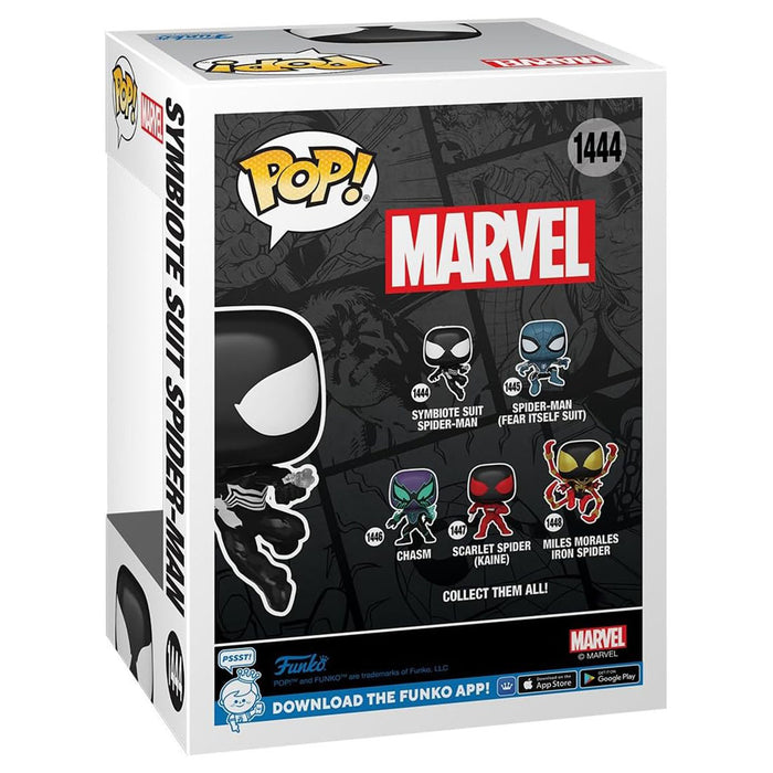 Funko Pop! Marvel: Symbiote Suit Spider-Man Bobblehead Figure #1444