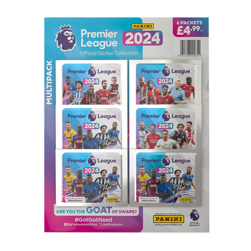 Premier League 2024 Sticker Collection Multipack