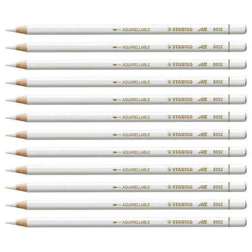 STABILO All Chinagraph Special Pencil White (12 Pack)