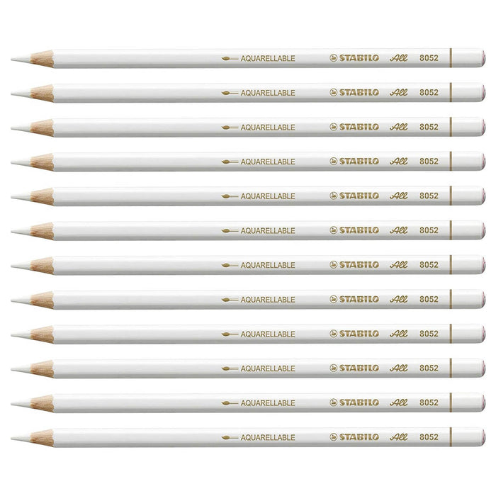 STABILO All Chinagraph Special Pencil White (12 Pack)