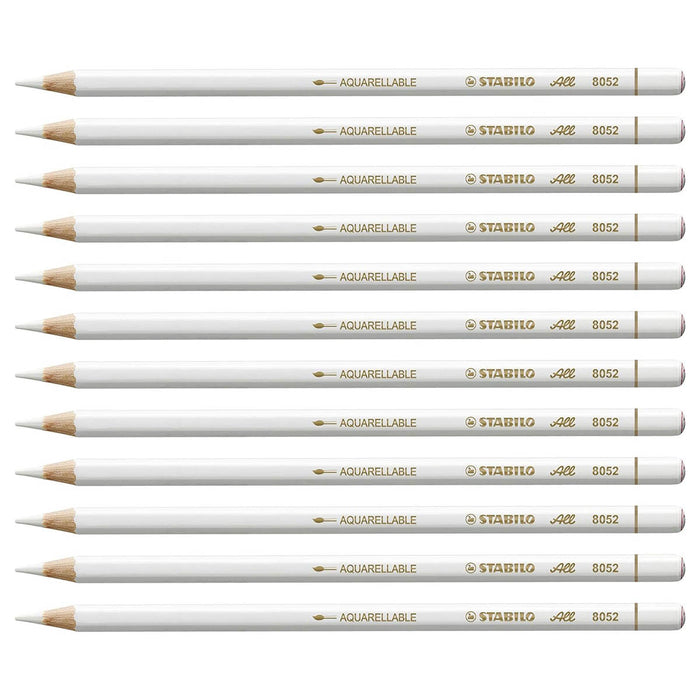  STABILO All Chinagraph Special Pencil White (12 Pack)
