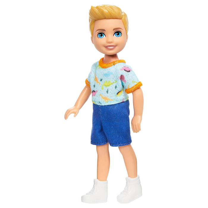 Barbie Chelsea Small 14cm Doll in One-piece Dino Print