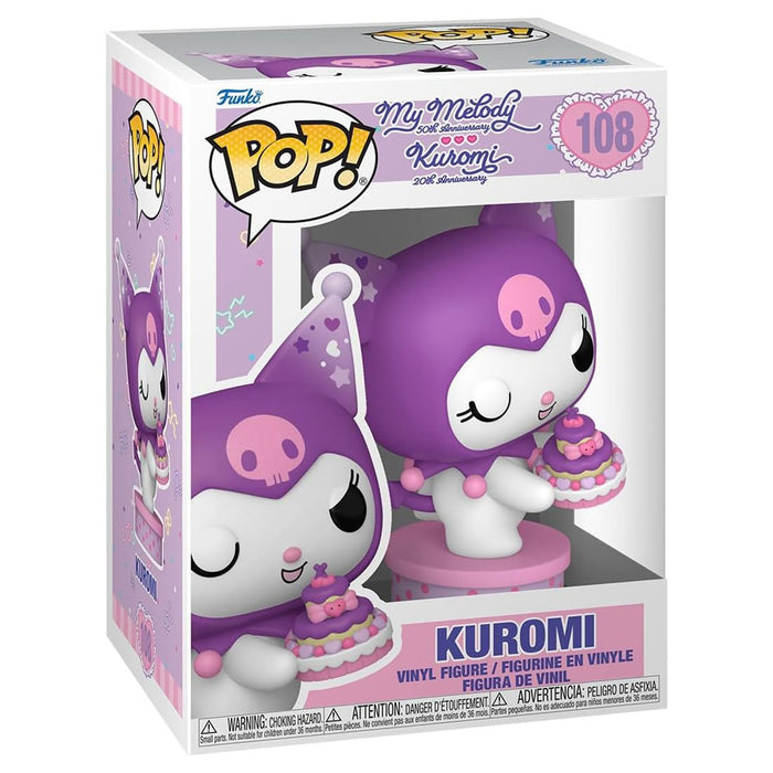 Funko Pop! My Melody 50th Anniversary: Kuromi Vinyl Figure #108