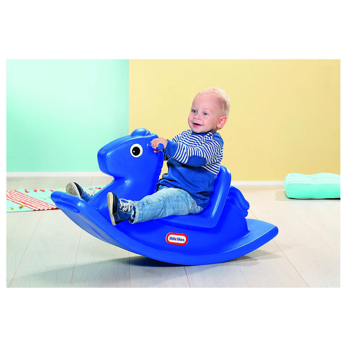 Little Tikes Rocking Horse Primary Blue Ride On