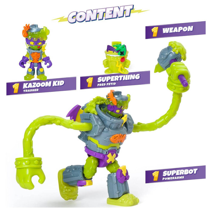 SuperThings Superbot Power Arms Trasher Figure