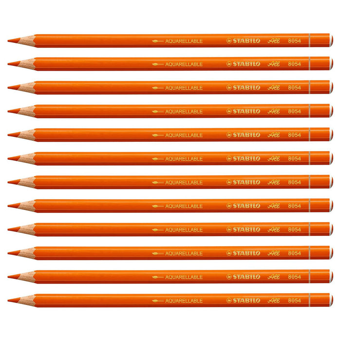 STABILO ALL Orange Pencil (12 Pack)