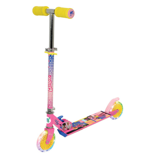 Barbie Folding In-Line Scooter with Light Up Wheels
