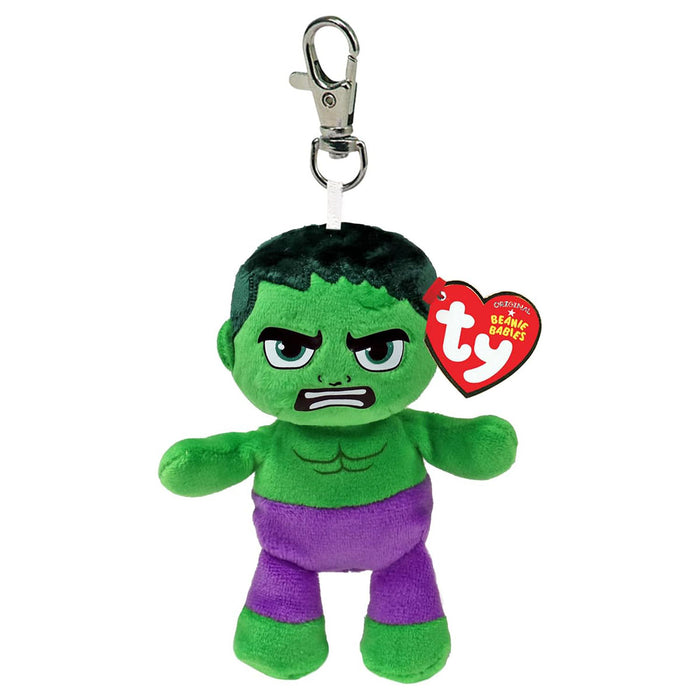 Ty Beanie Babies Marvel Hulk Key Clip Plush