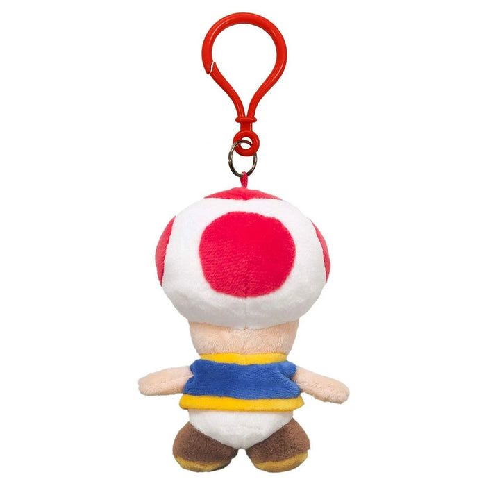 Super Mario Toad Plush Keychain