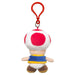 Super Mario Toad Plush Keychain