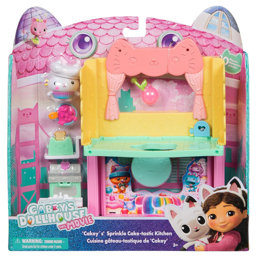  Gabby's Dollhouse The Movie: 'Cakey's' Sprinkle Cake-tastic Kitchen Playset