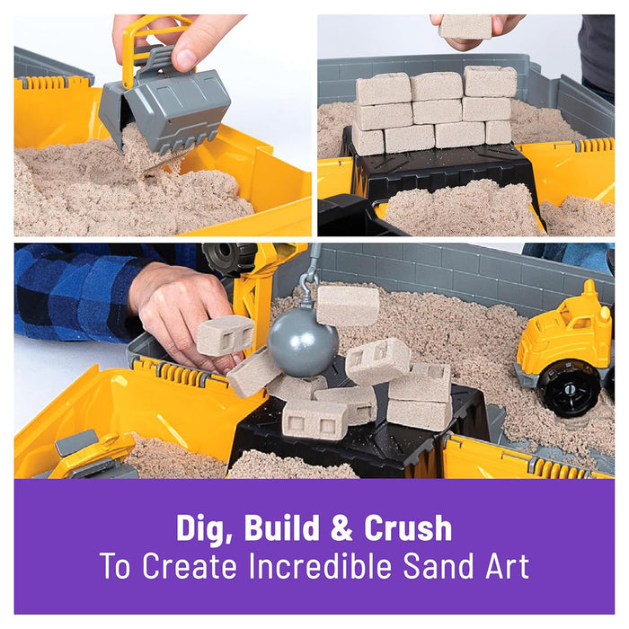 Kinetic Sand Construction Site Set
