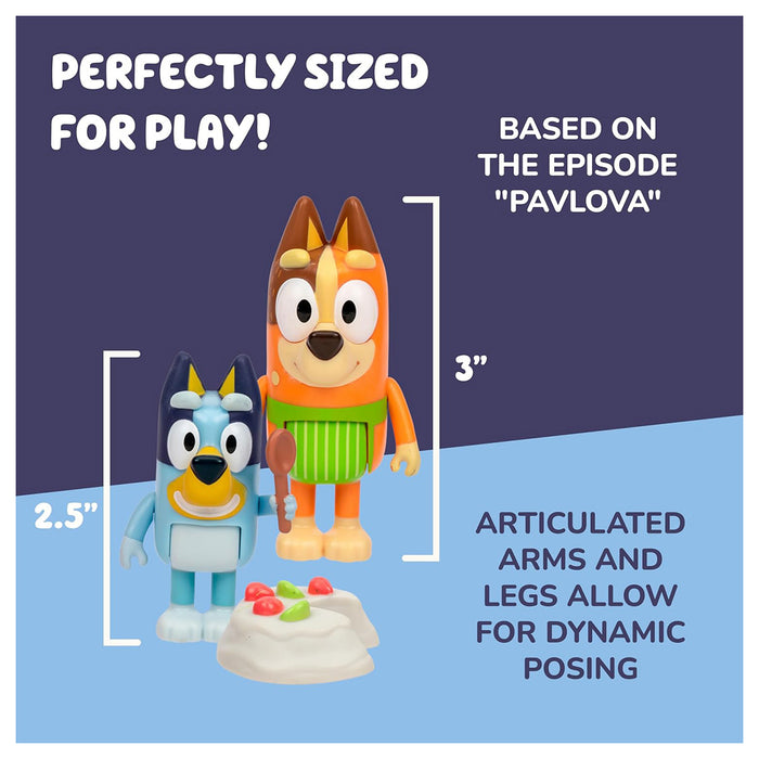 Bluey 'Pavlova' Figures (4 Pack)