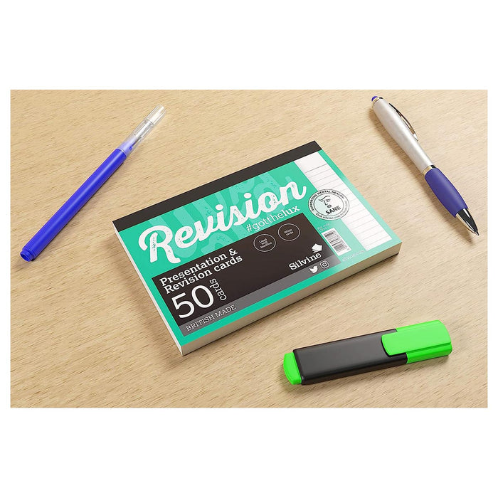 Silvine A6 Presentation & Revision 50 Cards