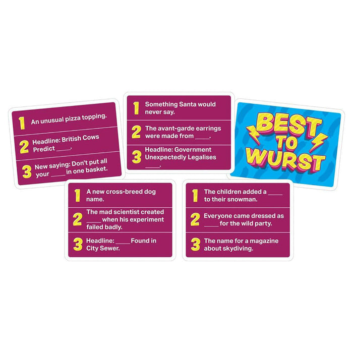 Best to Wurst Card Game